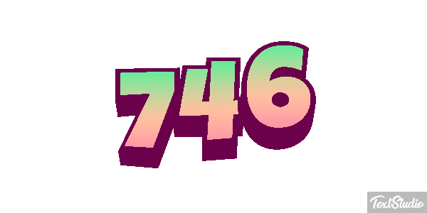 746 Texteffekt