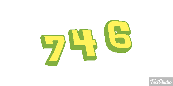 746 Texteffekt