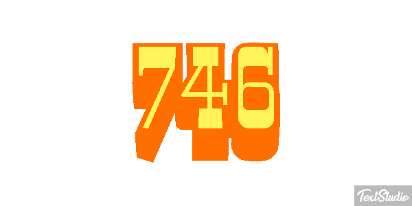 746 Texteffekt
