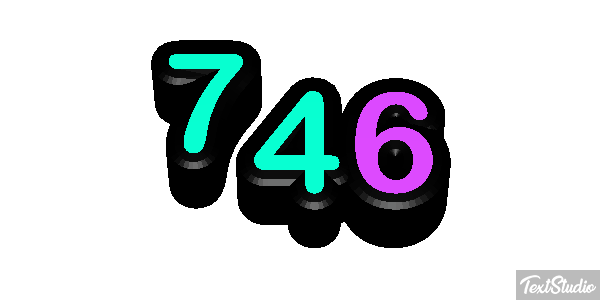 746 Texteffekt