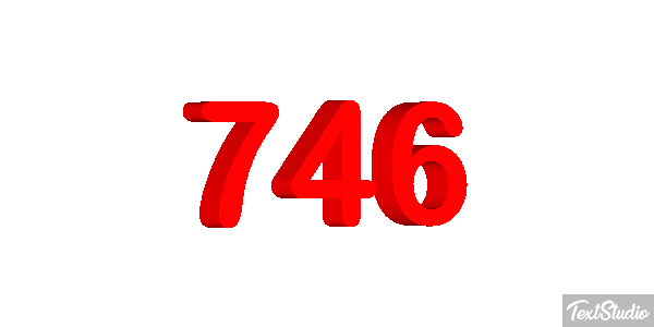 746 Texteffekt