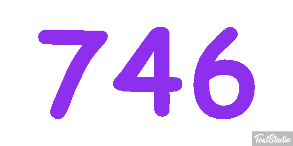 746 Texteffekt