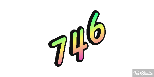 746 Texteffekt