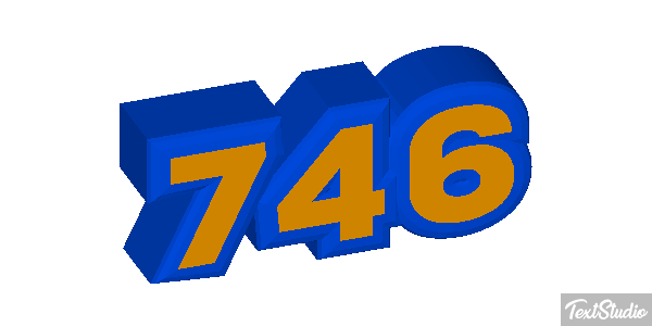 746 Texteffekt