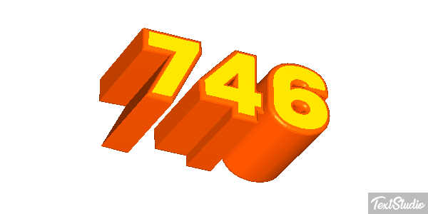 746 Texteffekt