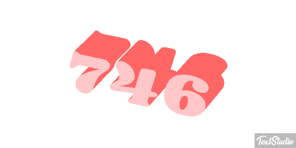 746 Texteffekt