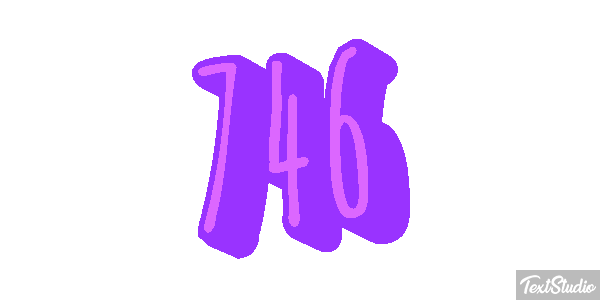 746 Texteffekt