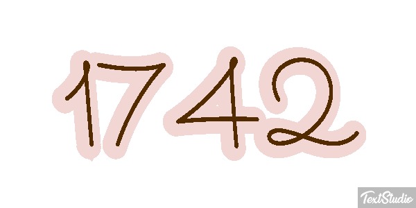 1742 Text effect