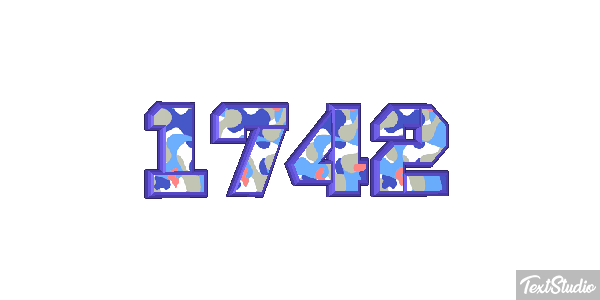 1742 Text effect