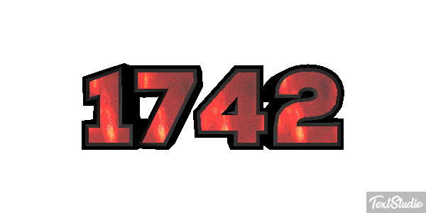 1742 Text effect