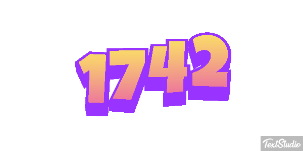1742 Text effect