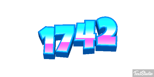 1742 Text effect