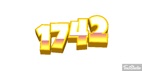 1742 Text effect