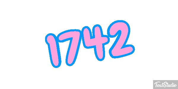 1742 Text effect