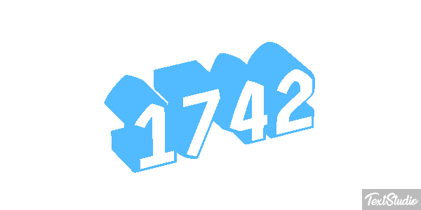 1742 Text effect