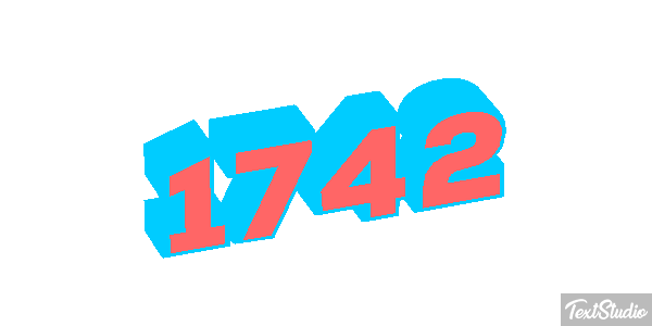 1742 Text effect