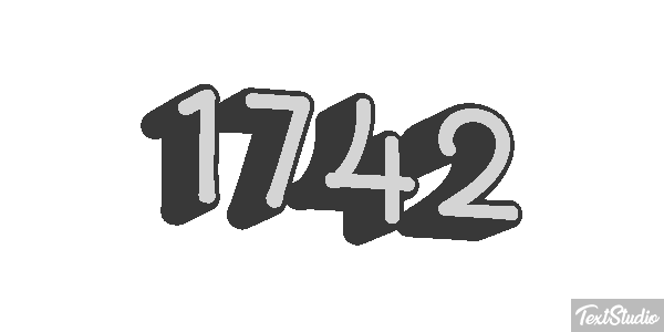1742 Text effect