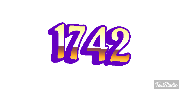 1742 Text effect
