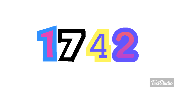 1742 Text effect