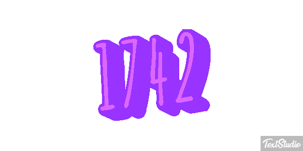 1742 Text effect