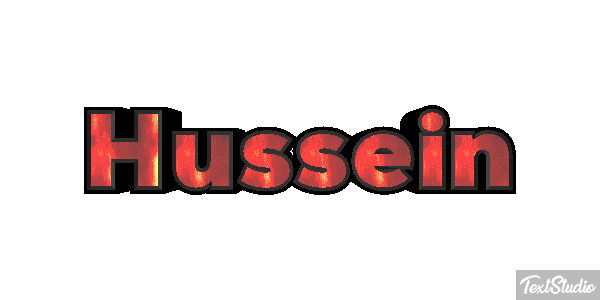 Hussein Текстовый эффект