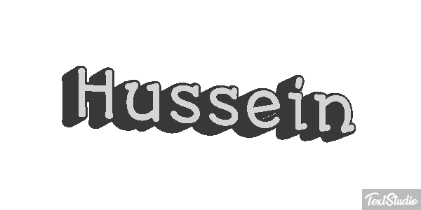 Hussein Текстовый эффект