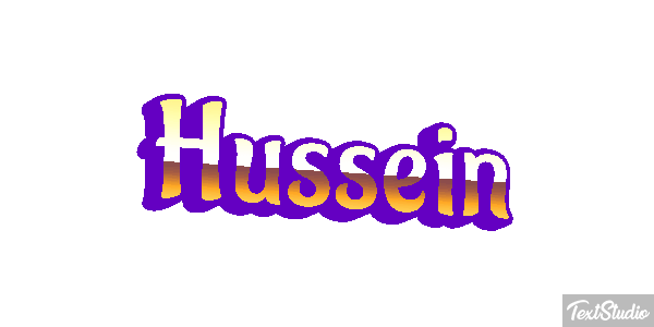 Hussein Текстовый эффект