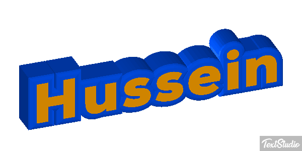 Hussein Текстовый эффект