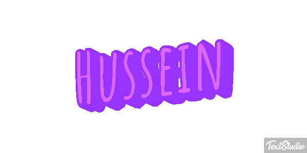 Hussein Текстовый эффект