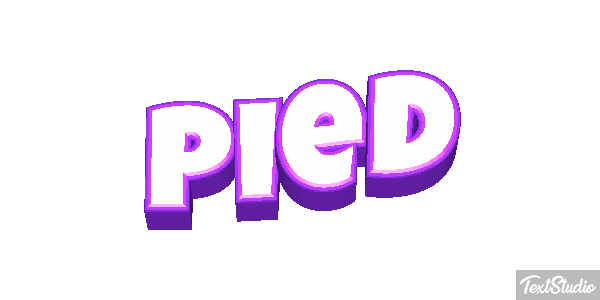 Pied Tekst effect