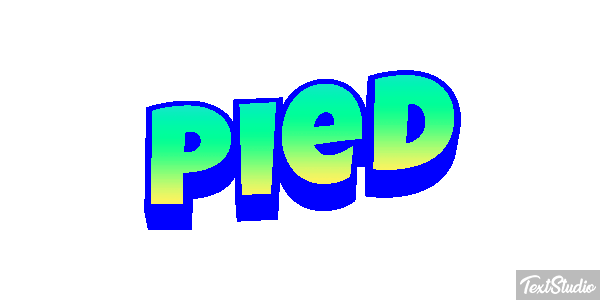 Pied Tekst effect
