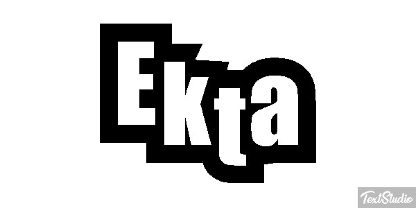 Ekta Text effect