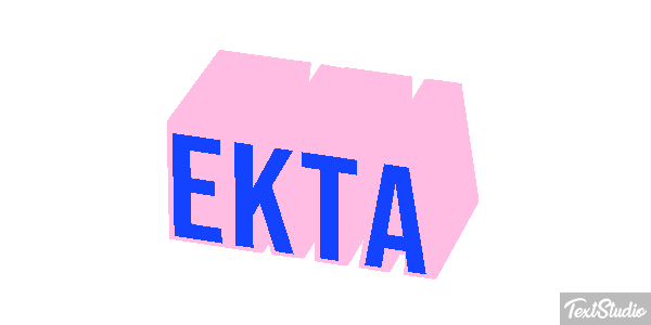 Ekta Text effect