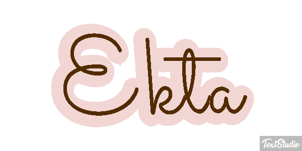 Ekta Text effect