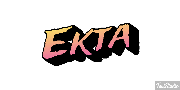 Ekta Text effect
