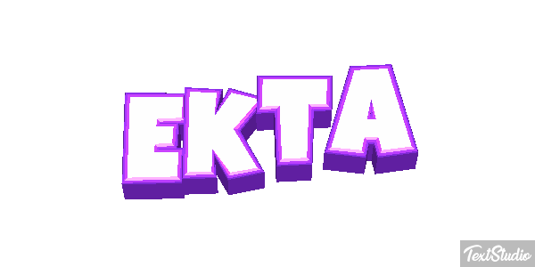 Ekta Text effect