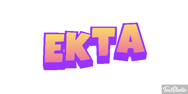 Ekta Text effect