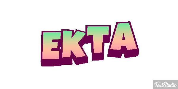 Ekta Text effect