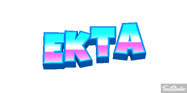 Ekta Text effect