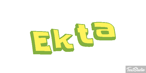 Ekta Text effect