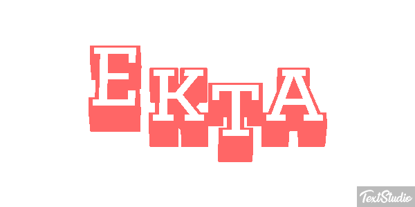 Ekta Text effect