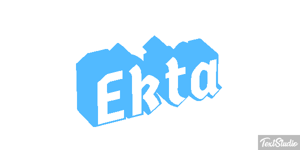 Ekta Text effect