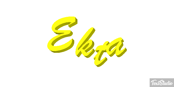 Ekta Text effect