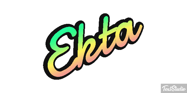 Ekta Text effect