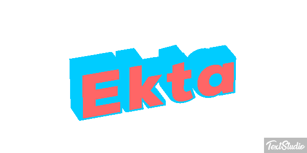 Ekta Text effect