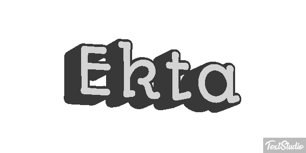 Ekta Text effect