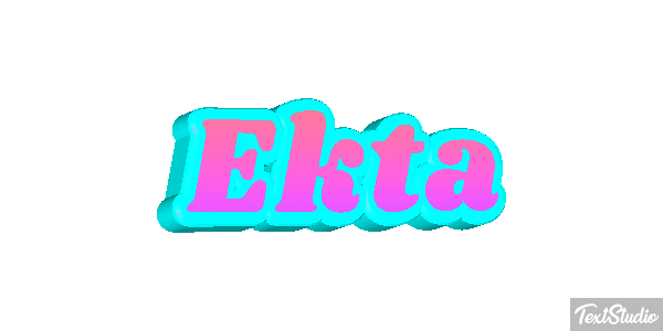 Ekta Text effect