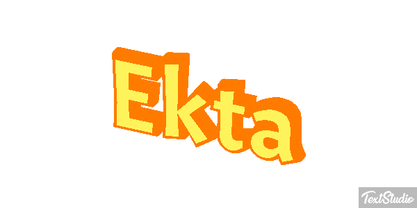 Ekta Text effect