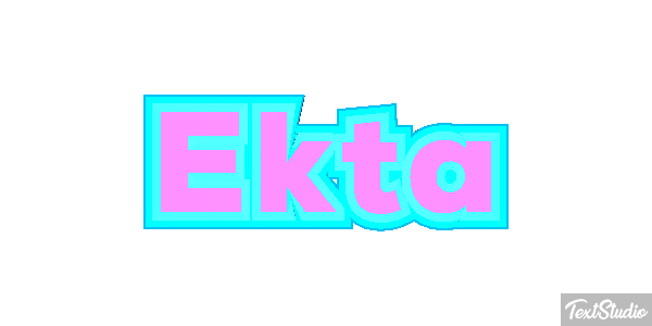 Ekta Text effect