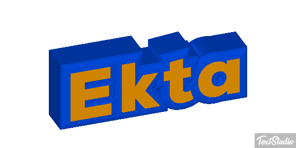 Ekta Text effect